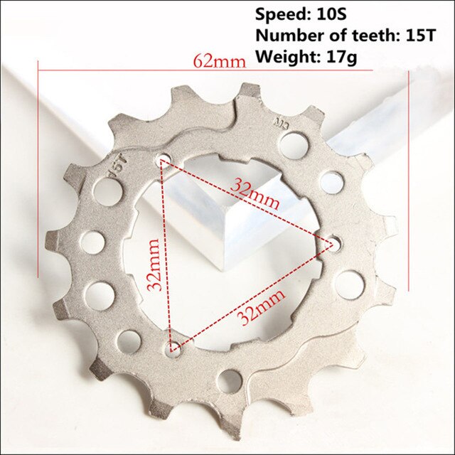 MTB / road bike cassette flywheel 8S 11T-19T full range of flywheel repair parts compatible with SHIMANO / SRAM / SunRace: 10-speed 15T