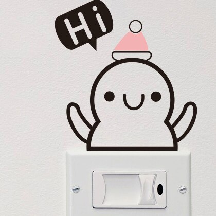 Cute dog Removable Art Vinyl Wall Stickers For Living Room Kids Room Wall Art MURAL