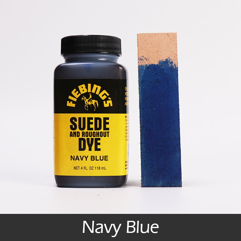 Peinture pour daim, teinture de fourrure et de cuir, colorant pour chaussures, DIY bricolage, 118ml, 19 couleurs disponibles: Navy Blue-118ml