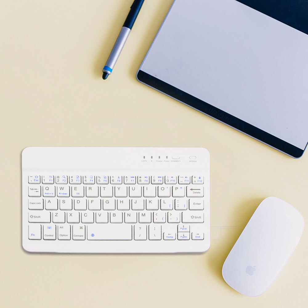 CHYI Ultra Slim Wireless Bluetooth Keyboard voor IPad Multimedia Mini Bluetooth Keyboard voor IOS Android Tablet Smartphone PC