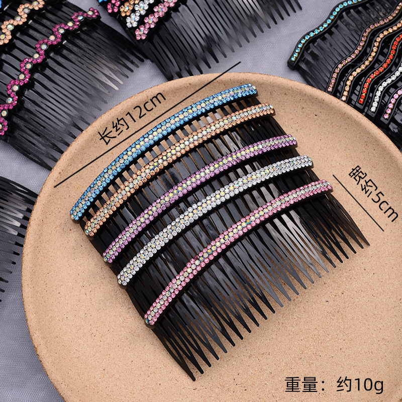 1Pc Rhinestone Bloem Haar Insert Kammen Bruiloft Party Side Kam Hair Styling Accessoires Voor Vrouwen Meisjes Haar Sieraden: 10