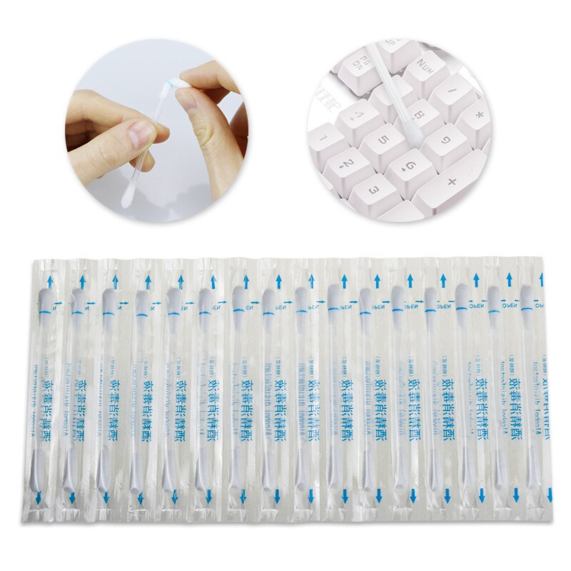 Mini Computer Keyboard Cleaner Screen Clean Bursh Cotton Swab Stick Cleaner Kit Mechanical Nook Cranny Dust For Laptop Desktop