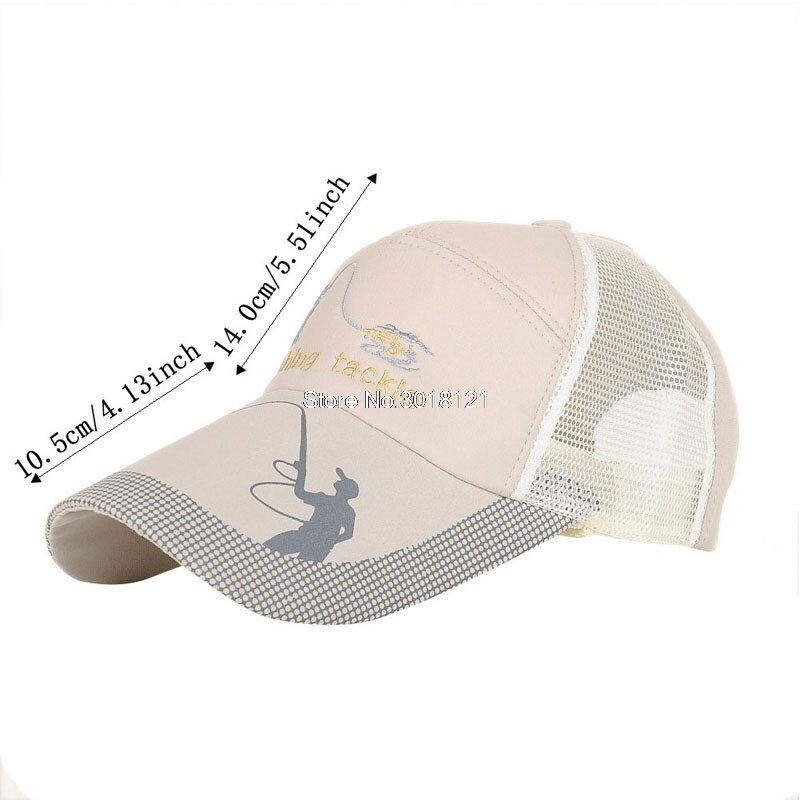 Zomer Golf Baseball Mesh Cap Verstelbare Sport Zonneklep Hoed Unisex vissen Cap