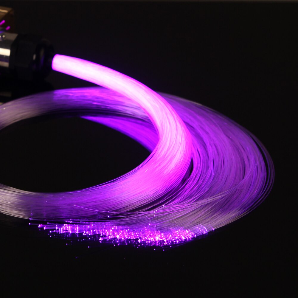 0.75mm ende lys pmma optisk fiber til belysning dekoration