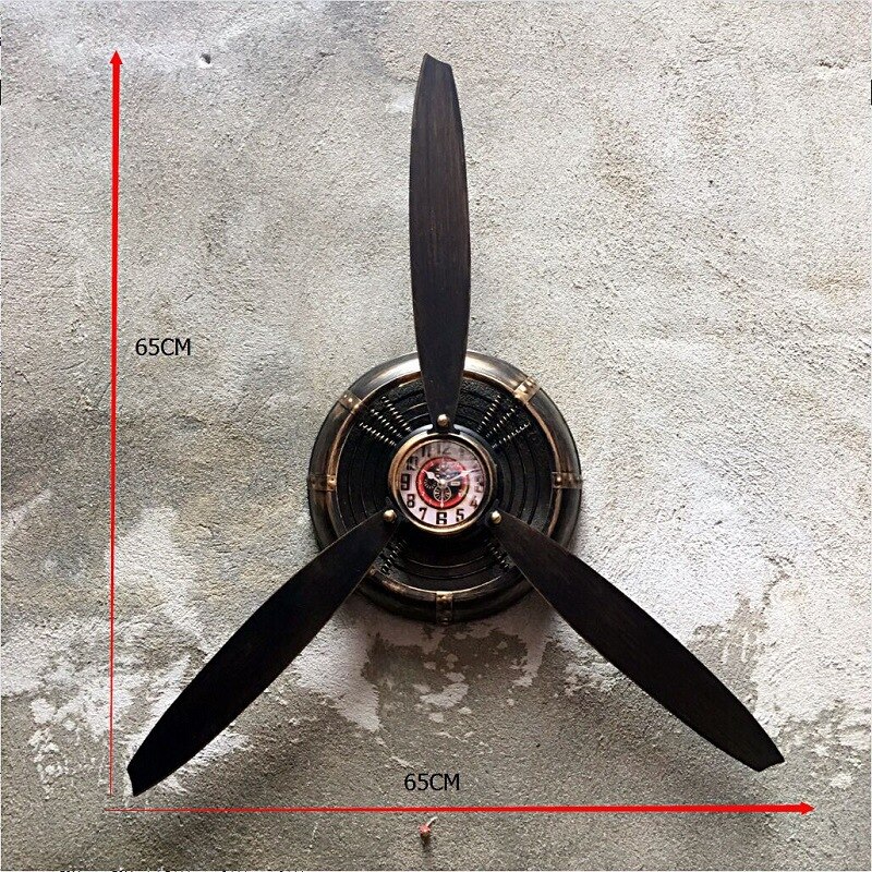Vintage Industriële Stijl Decoraties Vliegtuig Propeller Ijzeren Muur Decoratie Bar Internet Cafe Hanger Wanddecoratie