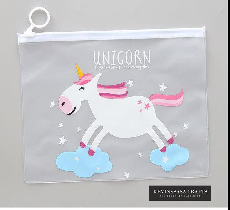 Porte-crayon licorne Kawaii, fournitures scolaires, sac à crayons, de papeterie, boîte à crayons mignonne, étui à crayons, outils scolaires de bureau: 1