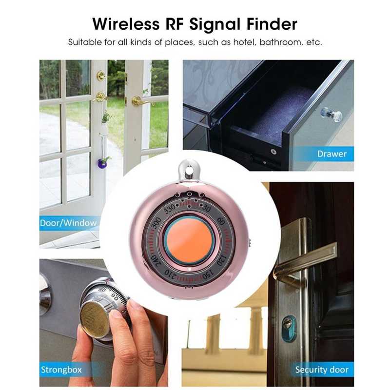 Mini Camera Finder Draagbare Camera Finder Anti Spy Camera Detector Draadloze Rf Signaal Finder Anti-Diefstal Alarm