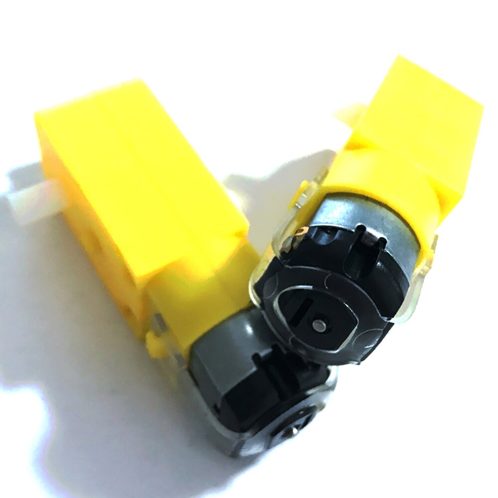 2pc TT Motor 130motor Smart Car Robot Gear Motor for Arduino DC3V-6V DC Gear Motor Intelligent Car Chassis Interference