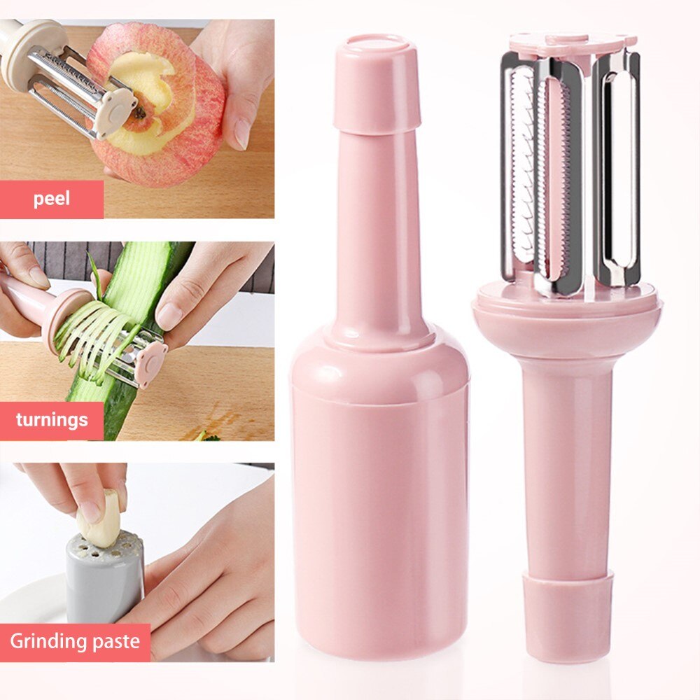 3 In 1 Multi-Function Vegetable Peeler Stainless Steel Grater For Vegetables Potato Carrot Slicer Cheese Butter For Kitchen