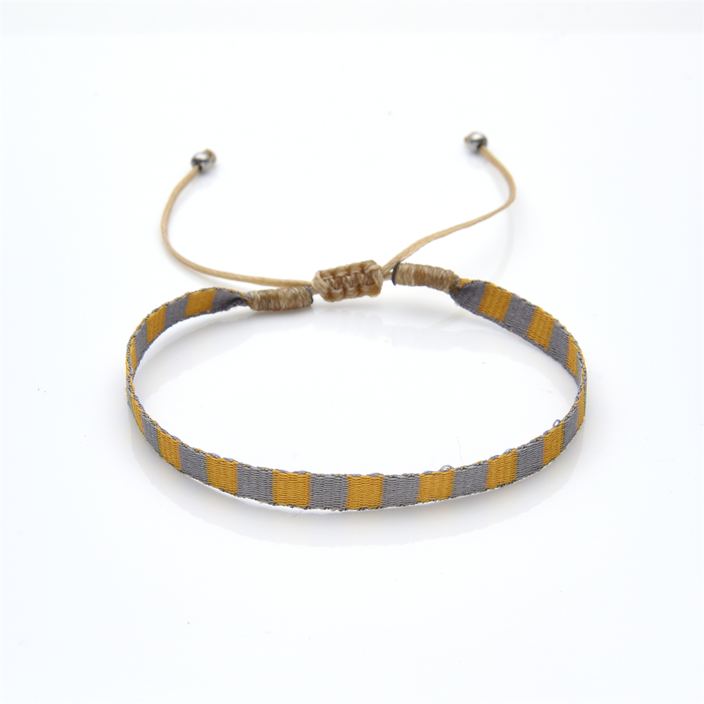 KKBEAD Colombia Armband Stof Armbanden Vrouwen Mannen Handgemaakte Gevlochten Polsband Vintage Pulseras Boho Sieraden: Donkergroen