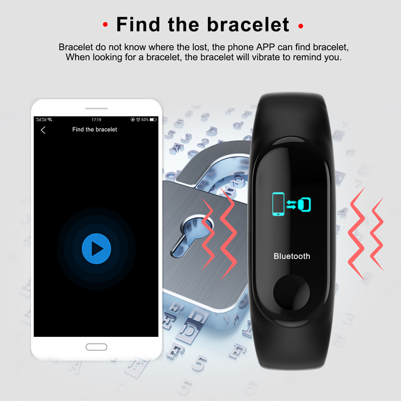 montre intelligente étanche Fitness Bracelet pression artérielle moniteur de fréquence cardiaque bande Bluetooth pousser pour IOS Android téléphone