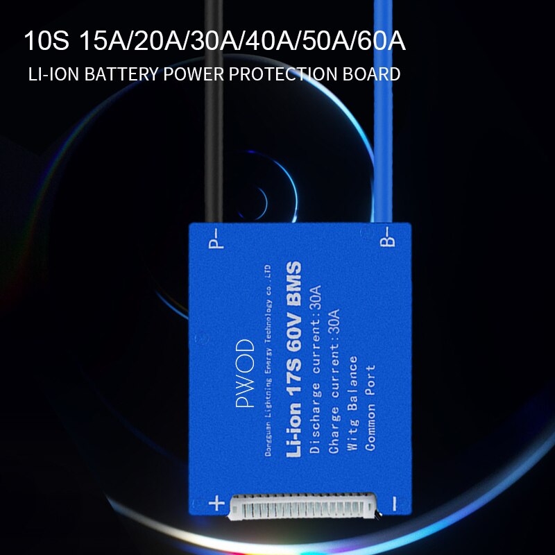 Batería bms, 3,6 V, 3,7 V, 13S, 48V, BMS, 18650, 15a, 20a, 30A, 40a, 60a, BMS para batería ionen de 48V