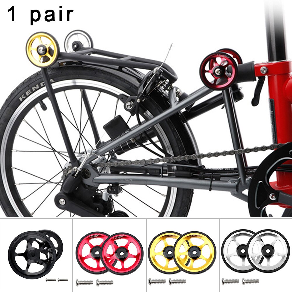 Palin deler vognhjul tilbehør til brompton sammenleggbar sykkel 2 stk aluminiumslegering  m6 bolt sterke lette sykkelreservedeler