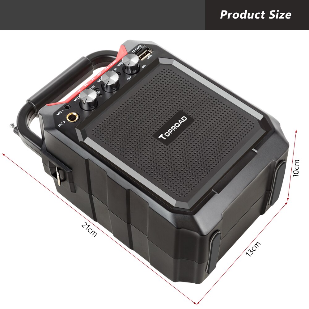 TOPROAD Tragbare Bluetooth Lautsprecher Drahtlose ... – Vicedeal