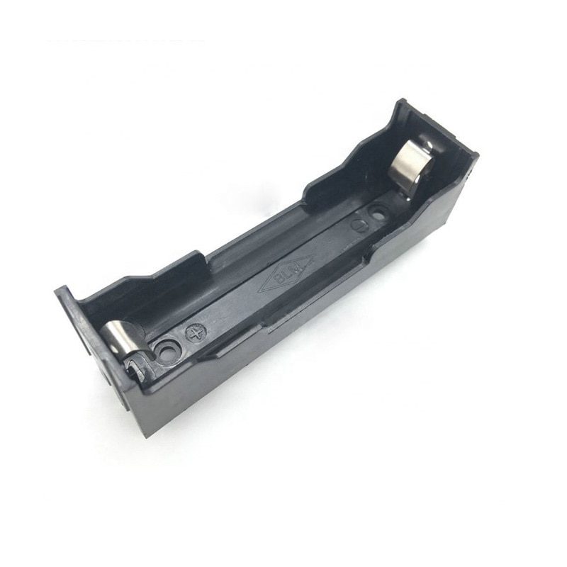 1 Stks/partij Abs 3.7V 1 Mobiele 18650 Batterij Houder Case Plastic Batterij Storage Box Met Pins