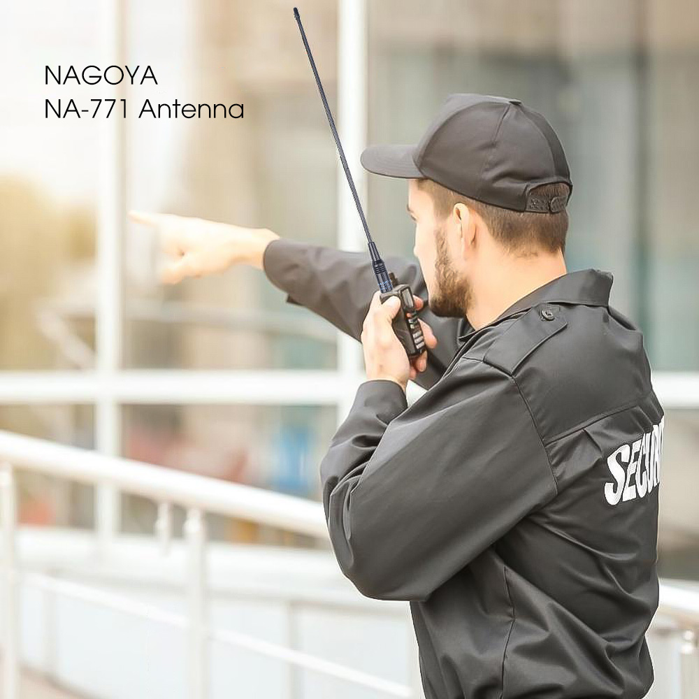 Radio Bidirectionnelle Talkie-walkie Pour NAGOYA NA-771 SMA-M Mâle Antenne VHF/UHF 144/430MHz pour YAESU TF-UV985 BAOFENG VX-5R VX-6R