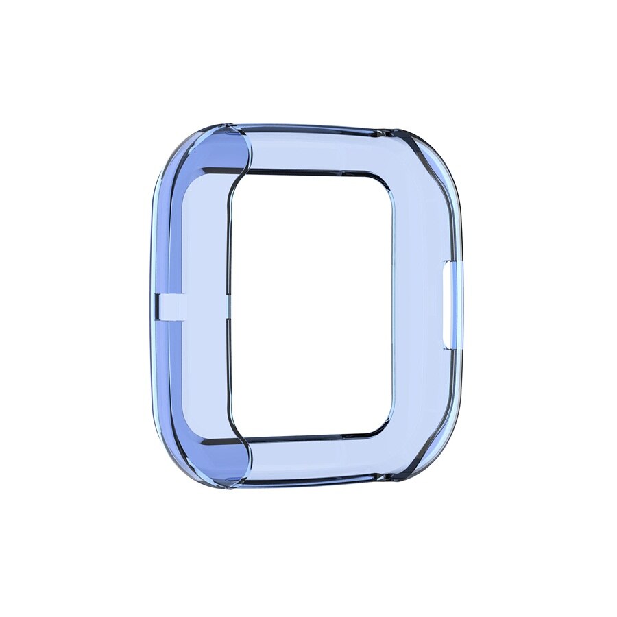 FIFATA Protective Shell For Fitbit Versa 2 Case Smart Watch Screen Protector TPU Cover For Versa2 Protection Frame Accessories: Blue 2