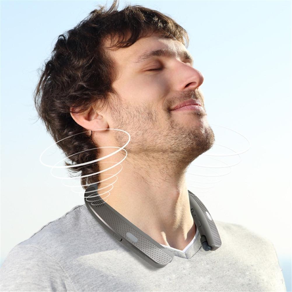 Neckband Bluetooth Headphones Lightweight Hi-Fi Stereo Wireless Headset Earphone Sweatproof Foldable Headphone With HD Mic