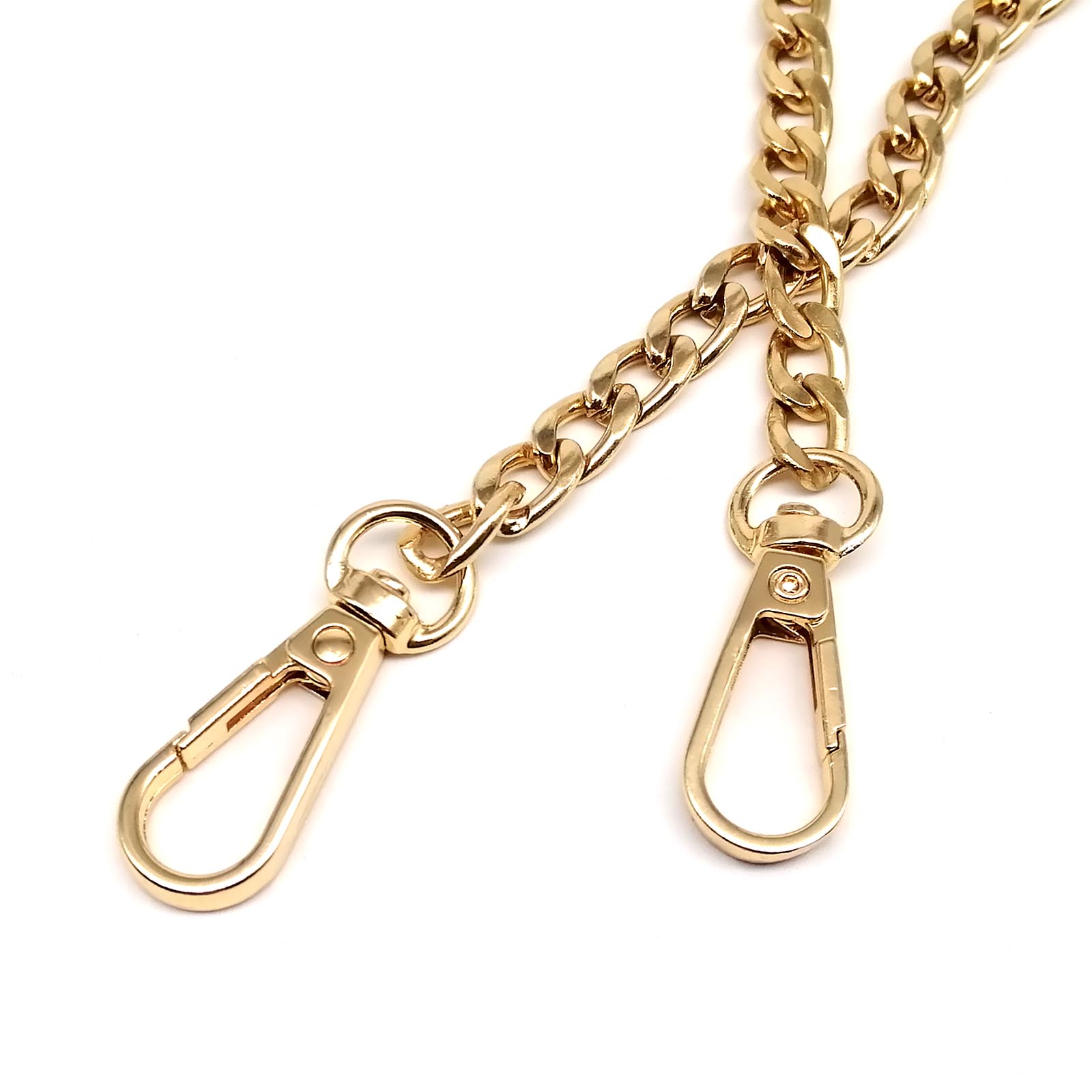 Metalen 60/120Cm Dubbele Gesp Clip Handtas Tas Tas Accessoires Leren Tas Riem Handvat Schouder Vervanging Reparatie Diy