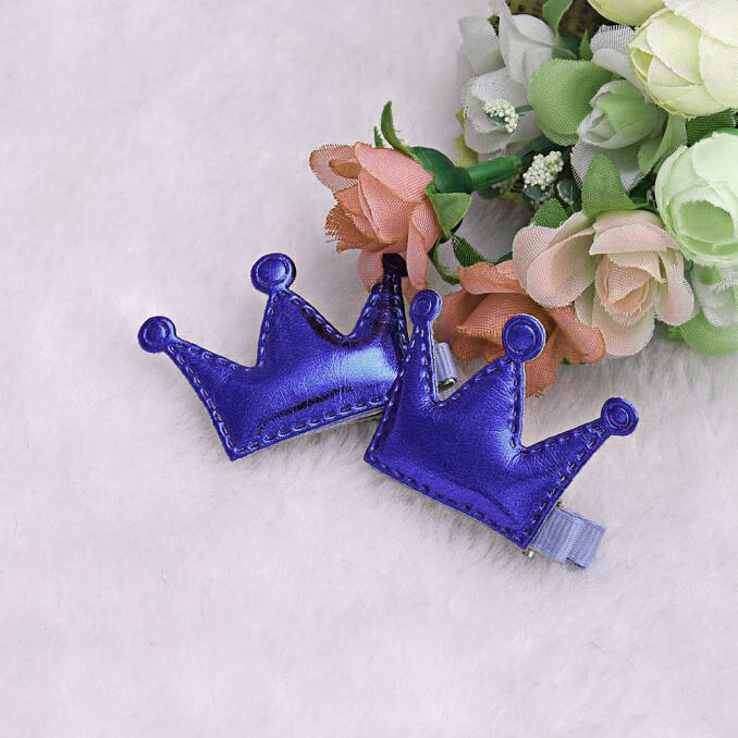 2pcs Hair Clips Girls Christmas Party Princess Leather Hair Style Buckle Baby Hair Accessories Шапка Детская diadema bebe