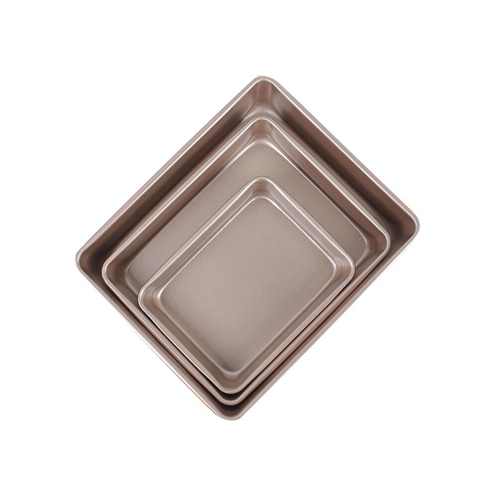 Yomdid Rechthoek Cake Bakken Pannen Duurzaam Zware Stalen Cookies Biscuit Cake Bakplaat Keuken Non-stick Pizza Brood Gebakken tool