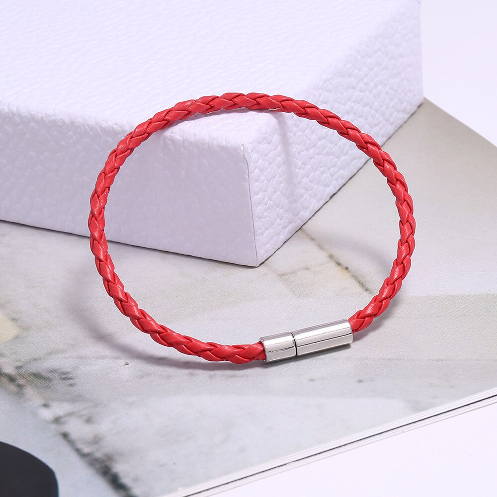 Kleurrijke Gevlochten Handgemaakte Lederen Wrap Armbanden Voor Vrouwen Koperen Gesp Charms Armband Mannen Sieraden