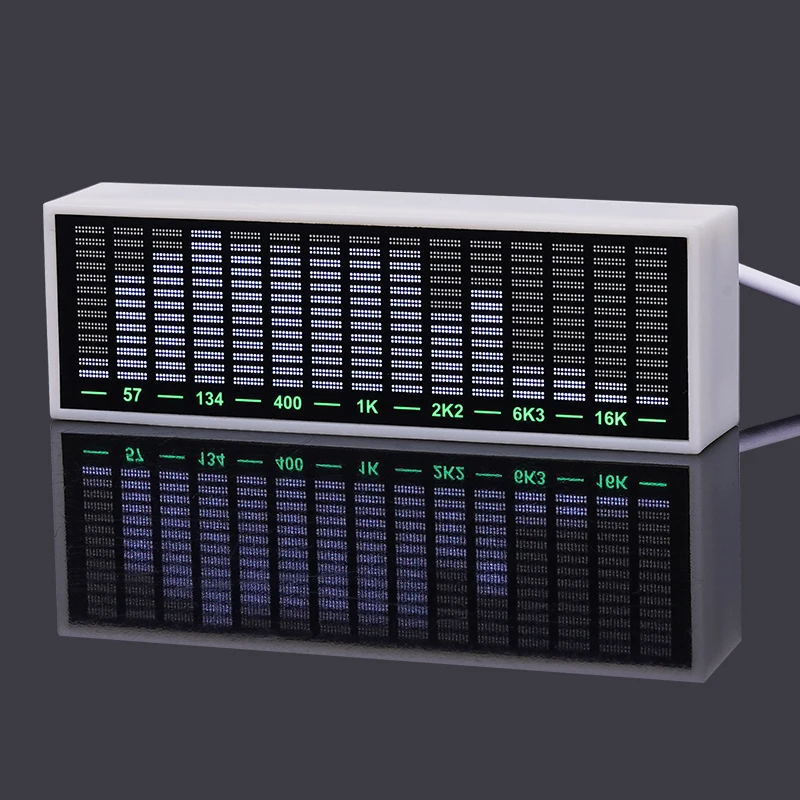 LED-Audiospektrumanzeige, sprachgesteuertes Musikspektrum, Rhythmuslicht, Ich bin Auto montierter USB 5V: Ursprünglich Titel