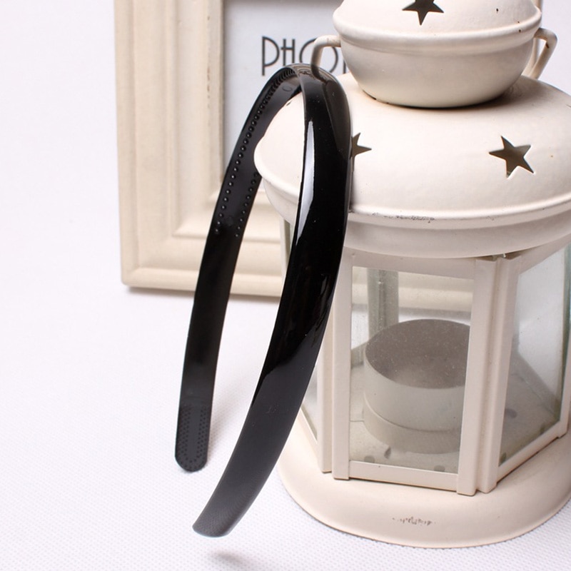 Plain Children Plastic Hair Band Black Teeth Kids Headbands Headwear Girls Hair DIY Tool Accessories Size Wide 1.2 Cm