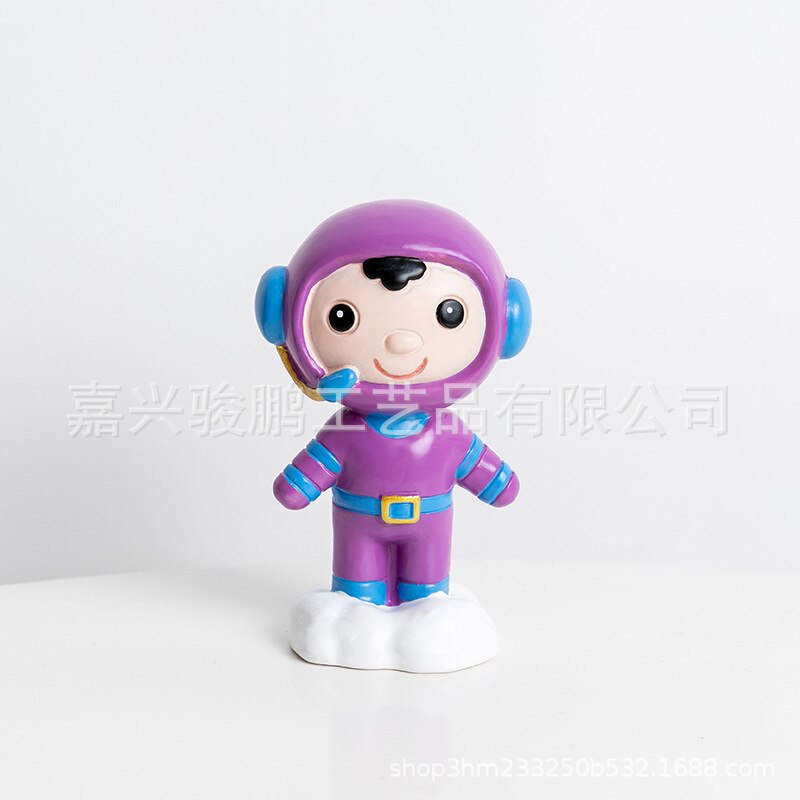 Astronauta Topper de la torta de universo espacio serie Planet de la torta del espacio ultraterrestre para de cumpleaños postre accesorios decoración festiva: 26