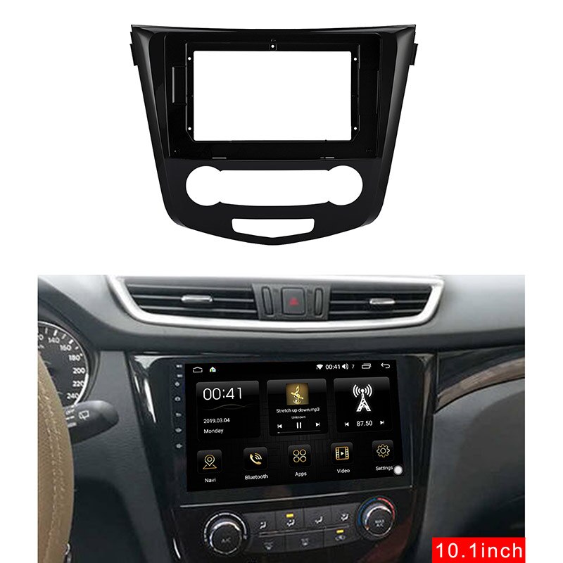 10.1 Inch Car Fascia For Nissan Qashqai Dashboard Mount Installation Fascias Panel In-dash Double Din Car Dvd Frame