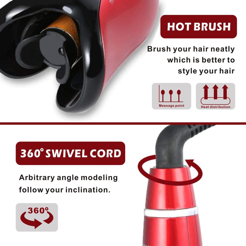 Fer à friser automatique Air bigoudi Air Spin céramique rotatif bigoudi Air Spin N baguette Curl 1 pouce magique cheveux bigoudi outil de coiffure
