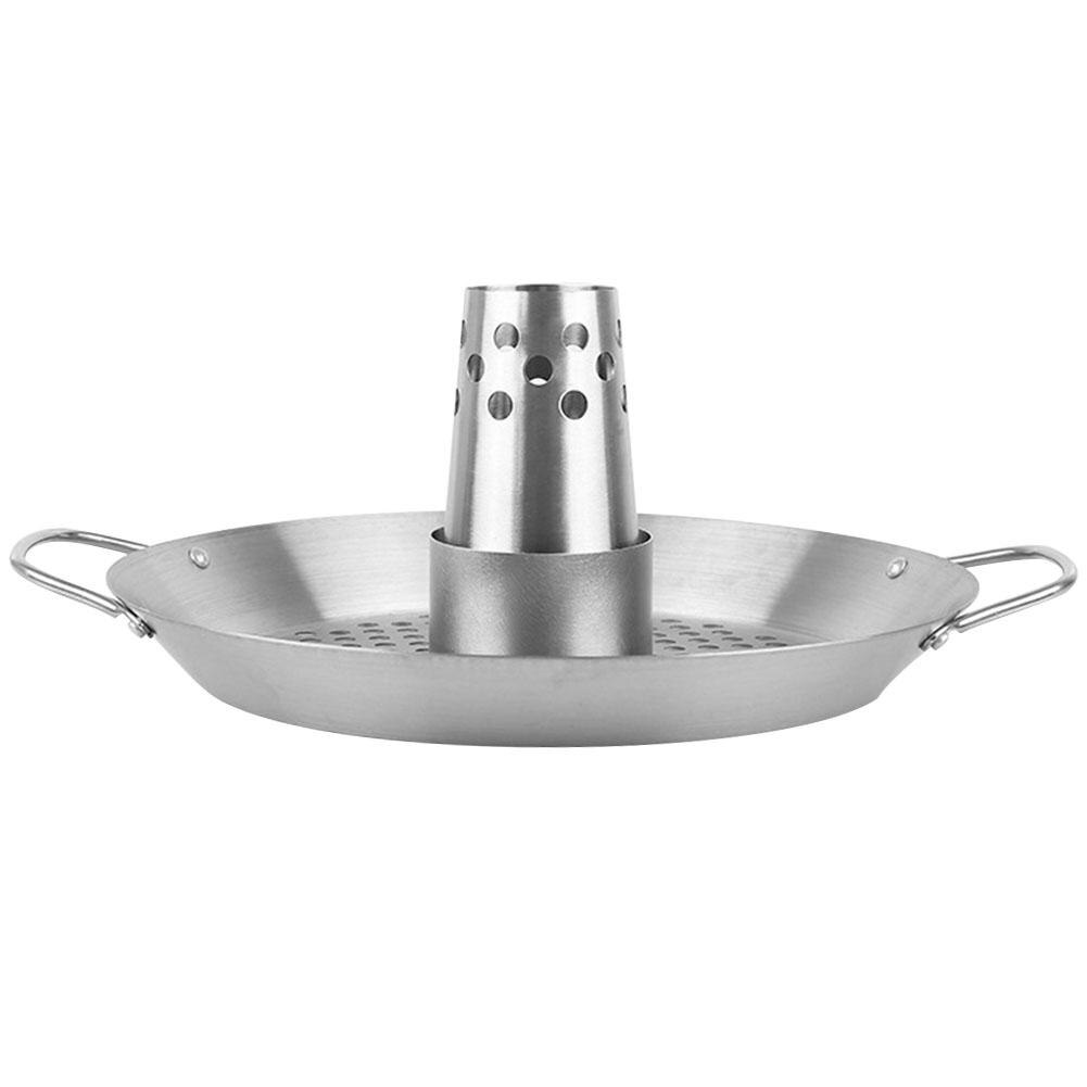 Stainless Steel Roast Chicken Dish BBQ Barbecue Utensils Outdoor Leisure Picnic Special Barbecue Tray Removable Baking Tray: Default Title