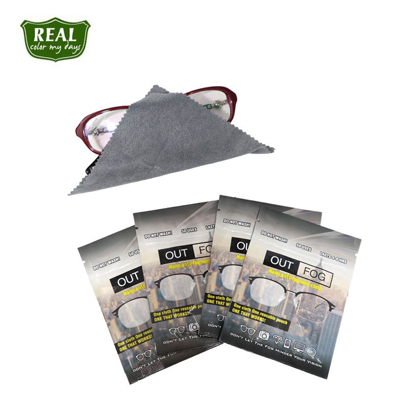 50 Stks/partij Anti Condens Lens Brillen Doek Anti Fog Microfiber Cleaning Vegen Doek