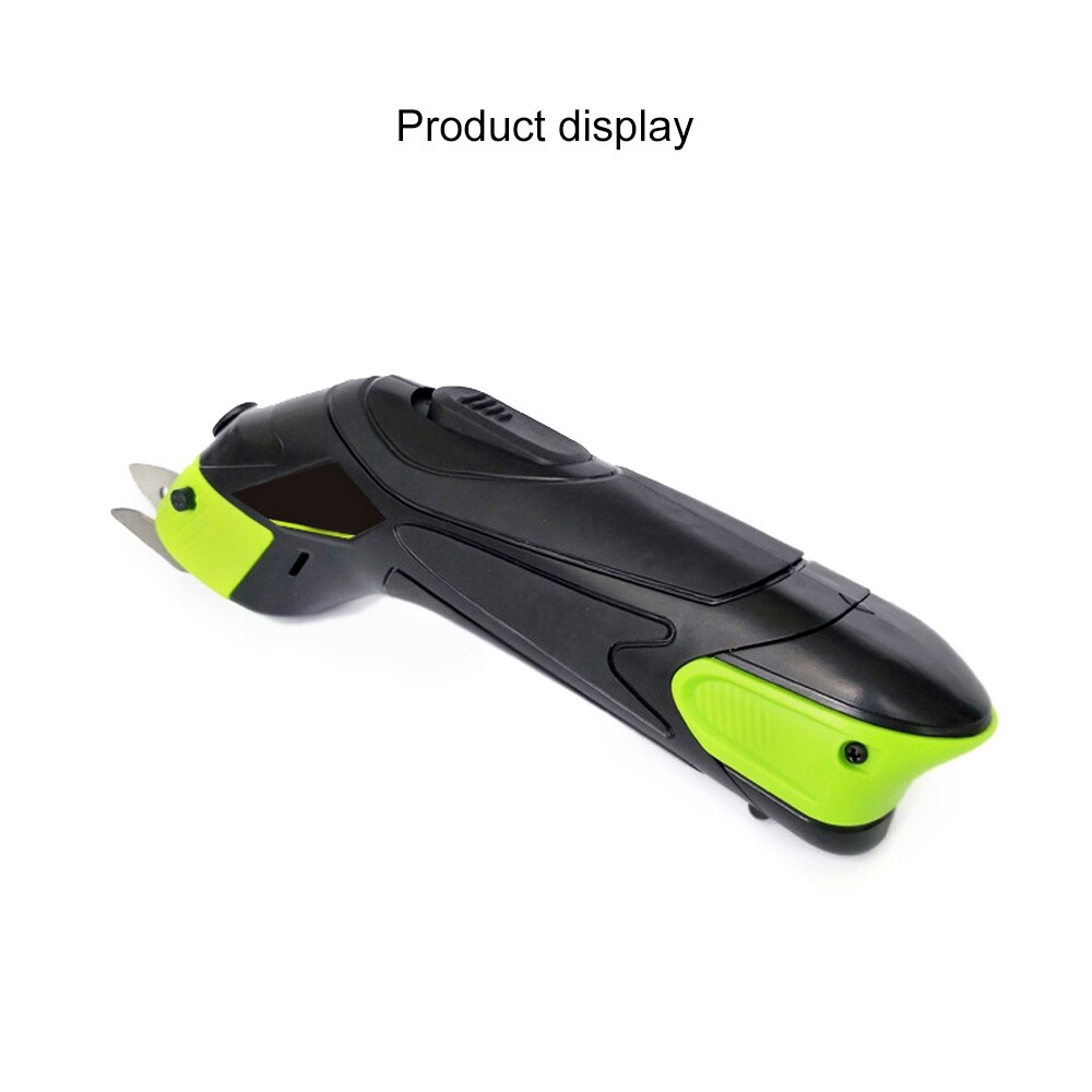3.6V Electric Scissors Cordless Lithium Battery Fabric Leather Cloth Cutting Sewing Scissor Rechargeable Handheld Cutter Tool