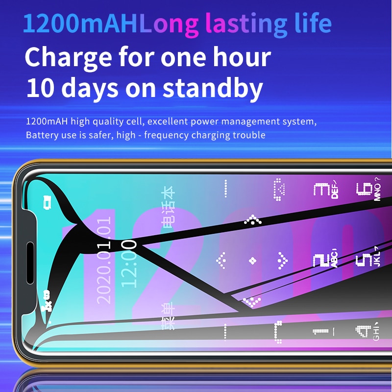 Ultradunne mini-mobiele telefoon  i8 gsm 2g- toets studentenkaart mobiele telefoon geen internet goedkoop