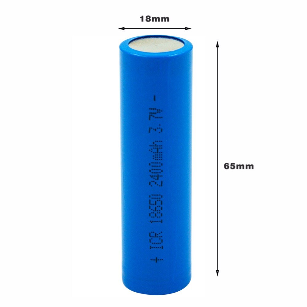 ICR18650 3.7V 2400mAh batterie Rechargeable Batteries au Lithium Li-ion Bateria pour lampe de poche LED phare de torche