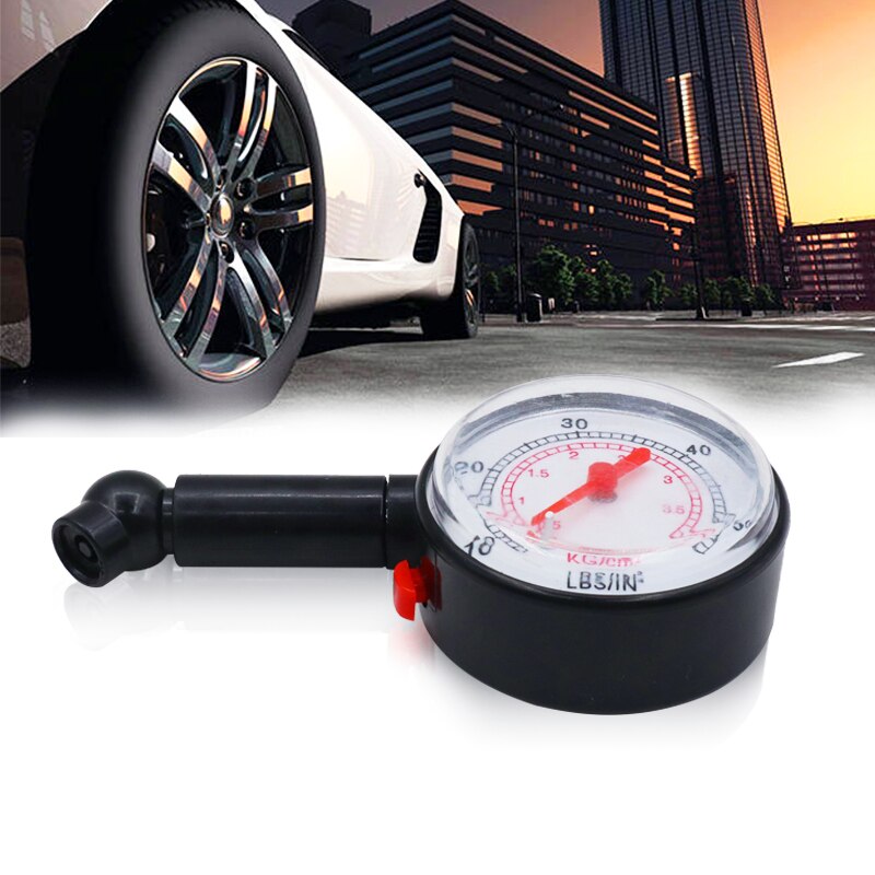 Bandenspanningscontrolesysteem 0-50 Psi Bandenspanningsmeter Wijzerplaat Meter Wiel Luchtdruk Tester Voor Auto Motor auto Vrachtwagen