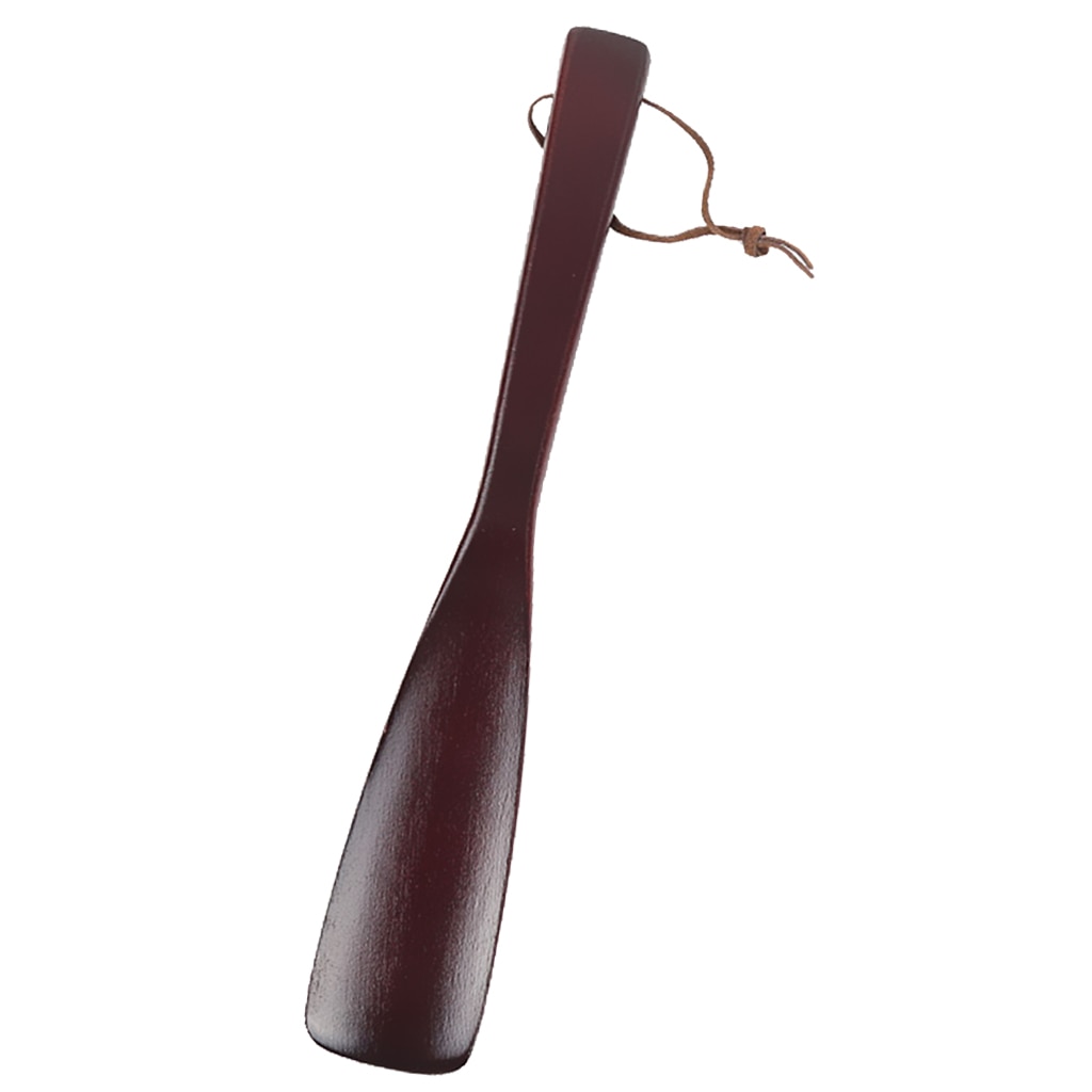 Holz Schuhlöffel Lange Schuh Horn mit Schleife Bequem für Hängen Löffel Schuh Hörner 25-54 cm