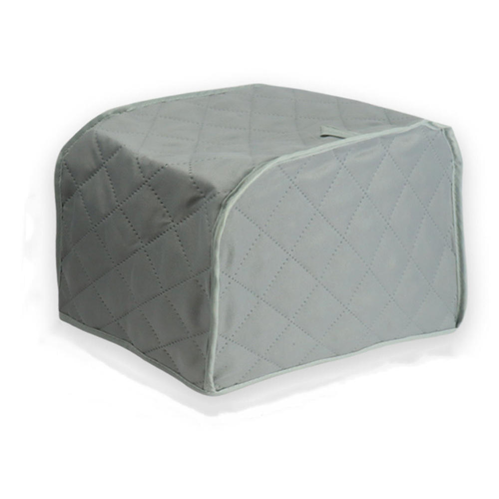 Couvercle Anti-poussière pour grille-pain, Machine à pain, étui pour deux/quatre tranches, accessoires de protection, nouveauté 2022: Grey / 2 Slice