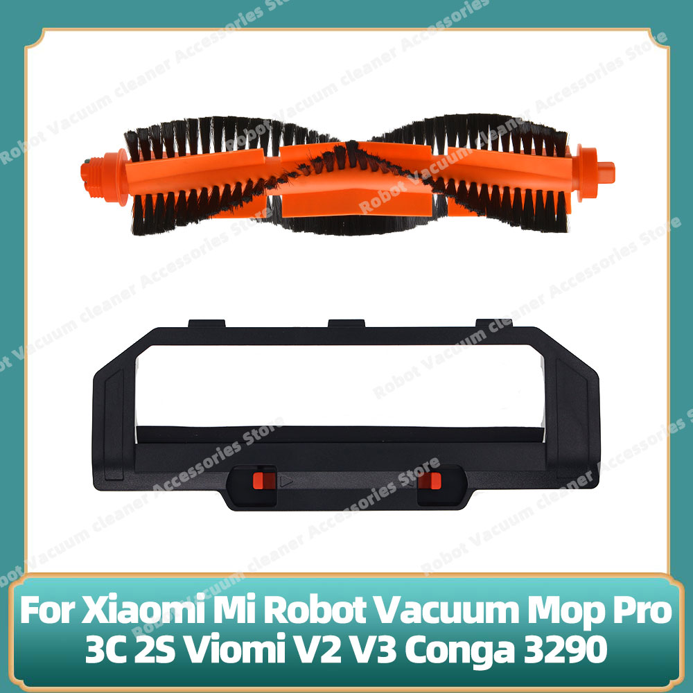 Compatibel voor Xiaomi Mi Robot Vacuüm Mop Pro 3C 2S Accessoires Reserve Hepa Filter Side Hoofdborstel Cover Mop houder Onderdelen: Licht Groen