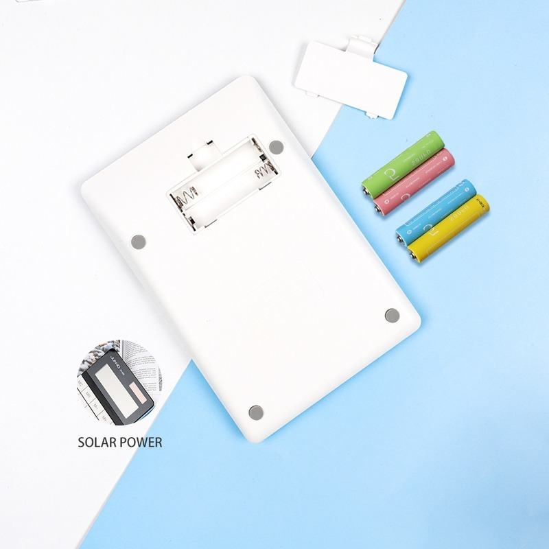 Student Solar Calculator Handwriting Pad Learning Office Calculator Handwriting Pad Portable Electronic Calculator