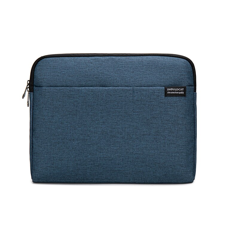 15.6inch Waterproof Business Computer bag laptop Case Portable Laptop Tote Laptop Bag: 13inch-Navy blue