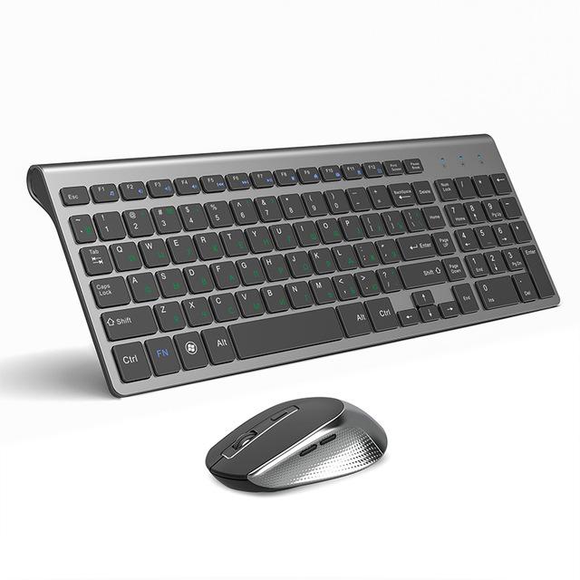 Esperanza Liberty Drahtloses Tastatur-Maus-Set – USB, Weiß, Englische Tastenbelegung | Reichweite 10 M, Multimedia-Tasten