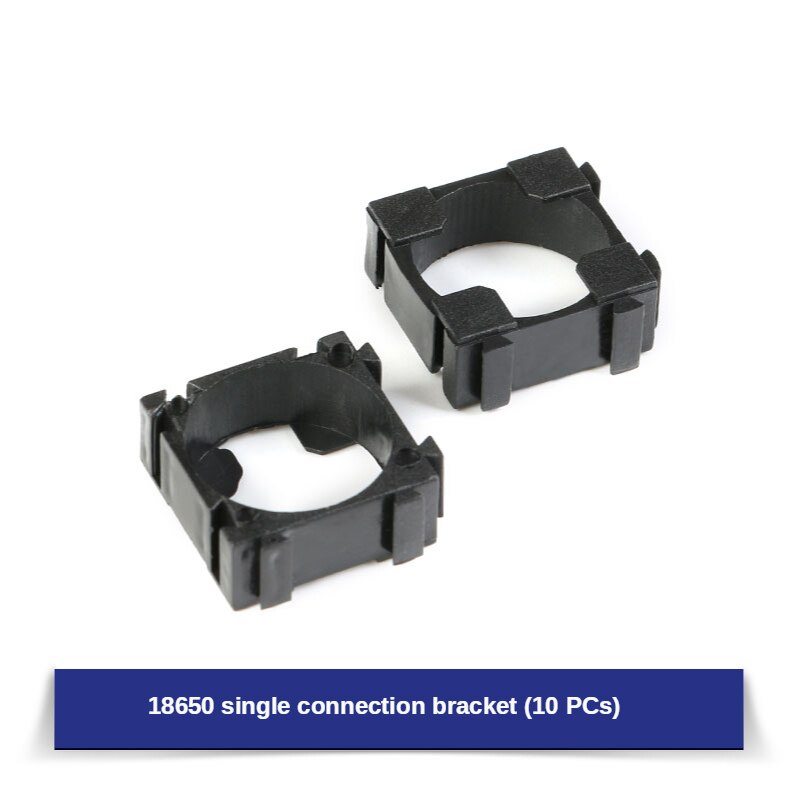 10pcs 18650 Lithium Cell Cylindrical Battery Case Holder Batteries Pack Plastic Holder Bracket for Diy Battery Pack: A