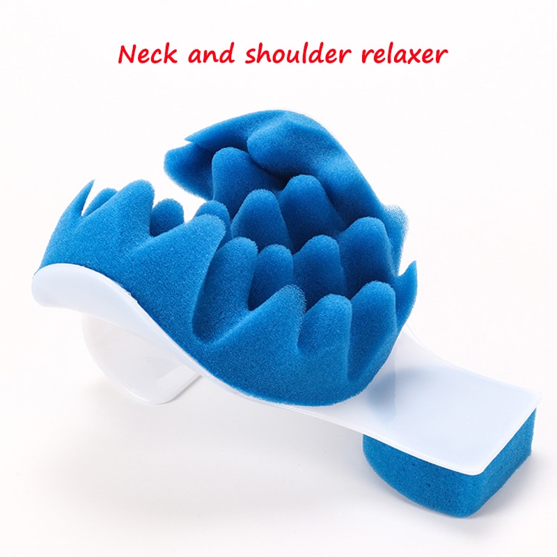 Reizen Nekkussen Therapeutische Ondersteuning Tension Reliever Nek Schouder Relaxer Massager Kussen Zachte Spons Releases Spier Kussen