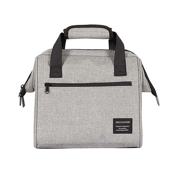 DENUONISS duże zagęścić składane zachowywanie świeżości wodoodporna torba termiczna EVA na stek torba izotermiczna izolacja torba na wino: szary