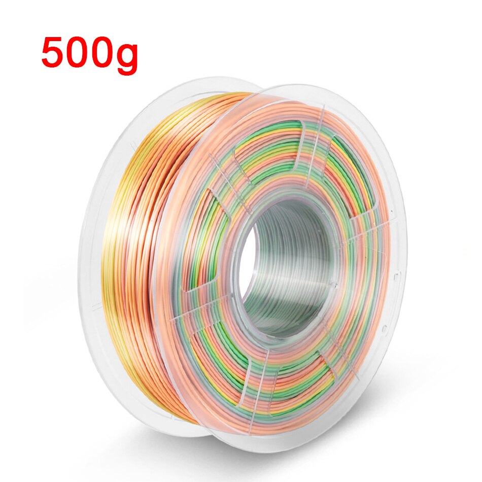 1.75mm PLA Rainbow 3D Printer Filament Sublimation Peacock Color 3D Printing Materials 1kg/500g/250g Plastic Polychrome Filament