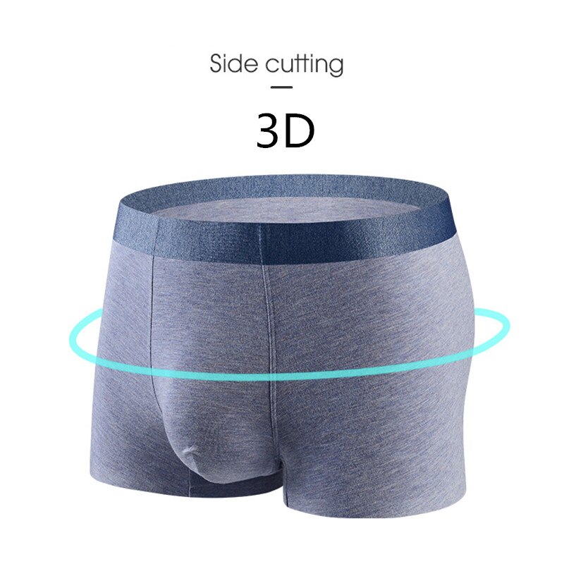 3 unids/lote, ropa interior Xiaomi para hombres, hilo de fibra de color, ropa interior sin costuras para hombres, nuevas bragas exuberantes para hombres, boxer , calzoncillos transpirables