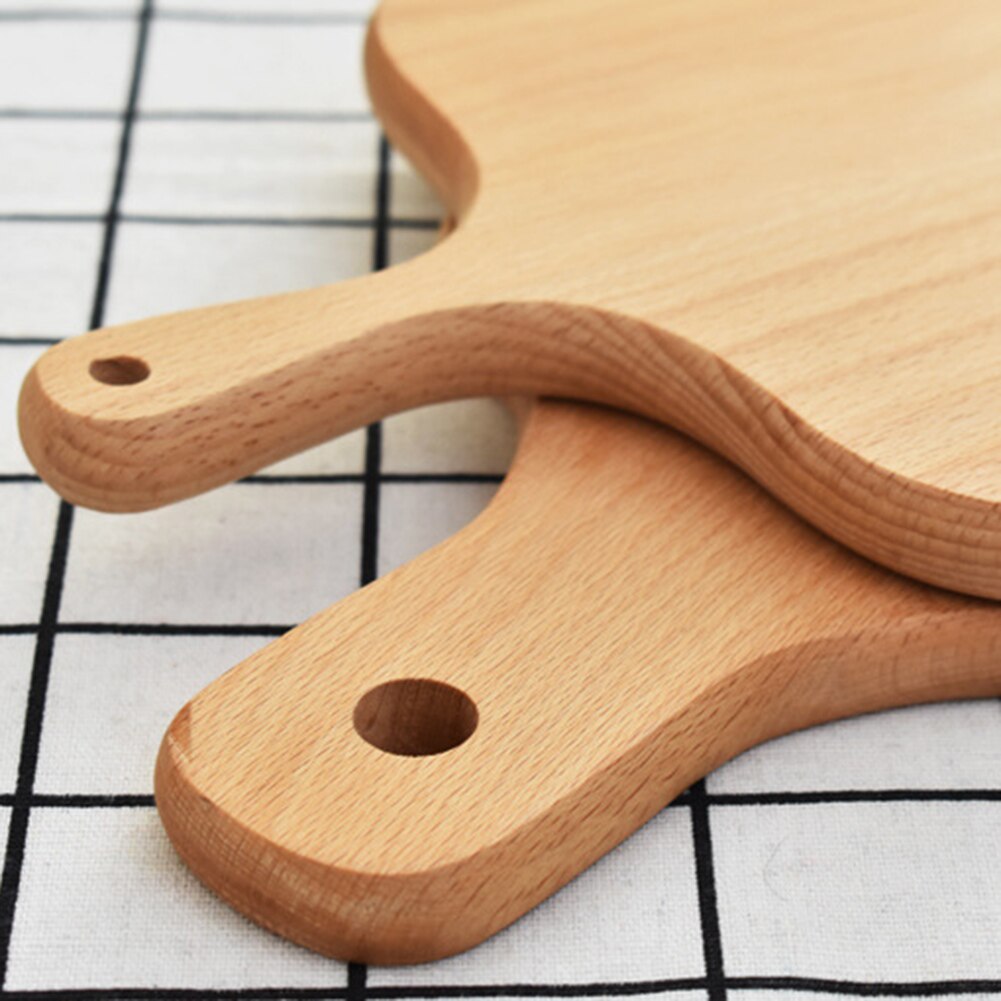 Kitchen Chopping Board Wood Food Plate Pizza Bread Fruit Hanging Cutting Plate Board Non-slip Kitchen Board