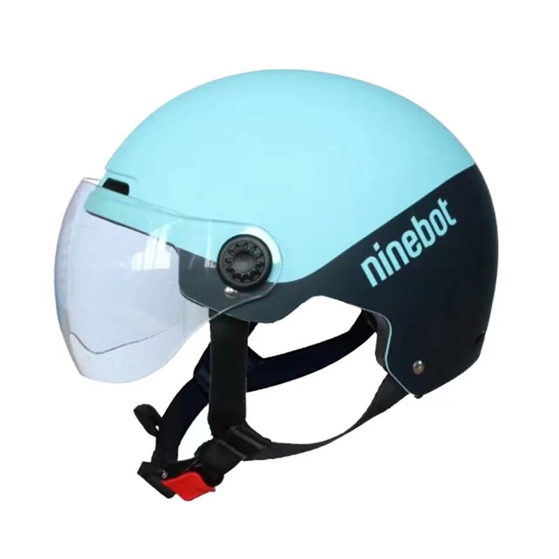 Ninebot Motorcycle Helmets Open Face Visors Moped ebike Scooter Helmet Removable Men Women Universal Safety Helmet: Blue